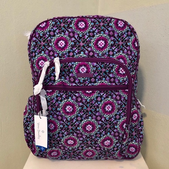 vera bradley lilac medallion lunch bag